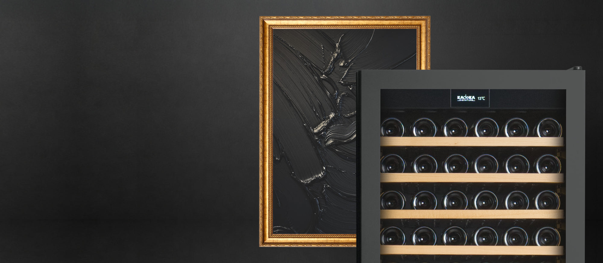 Matte Black Full Glass Finish Image