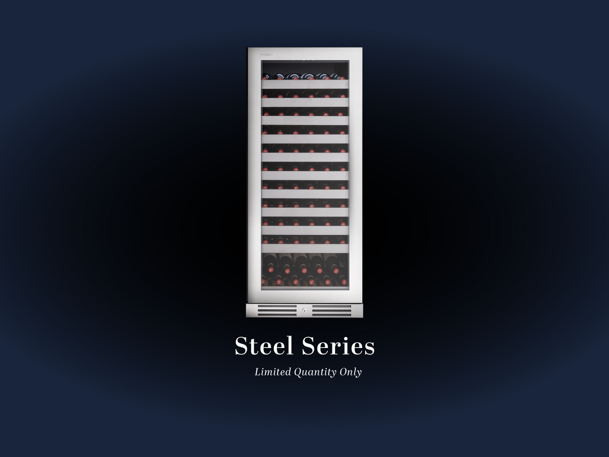 121 Bottles Wine Chiller Steel Series KN110WR