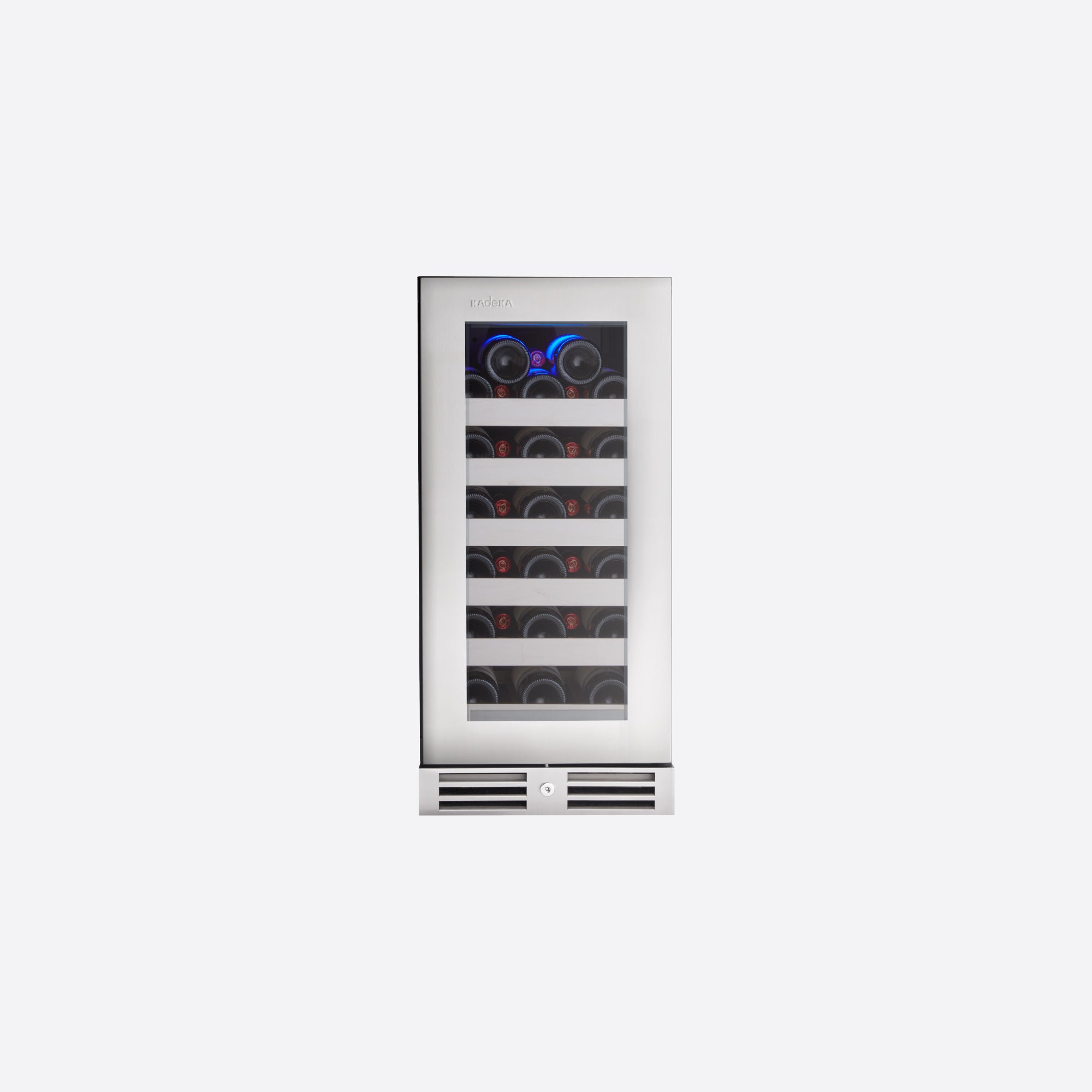 31 Bottles Wine Chiller Steel Series KN39WR