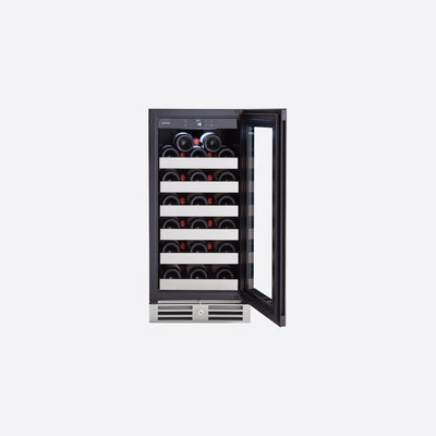 31 Bottles Wine Chiller Steel Series KN39WR