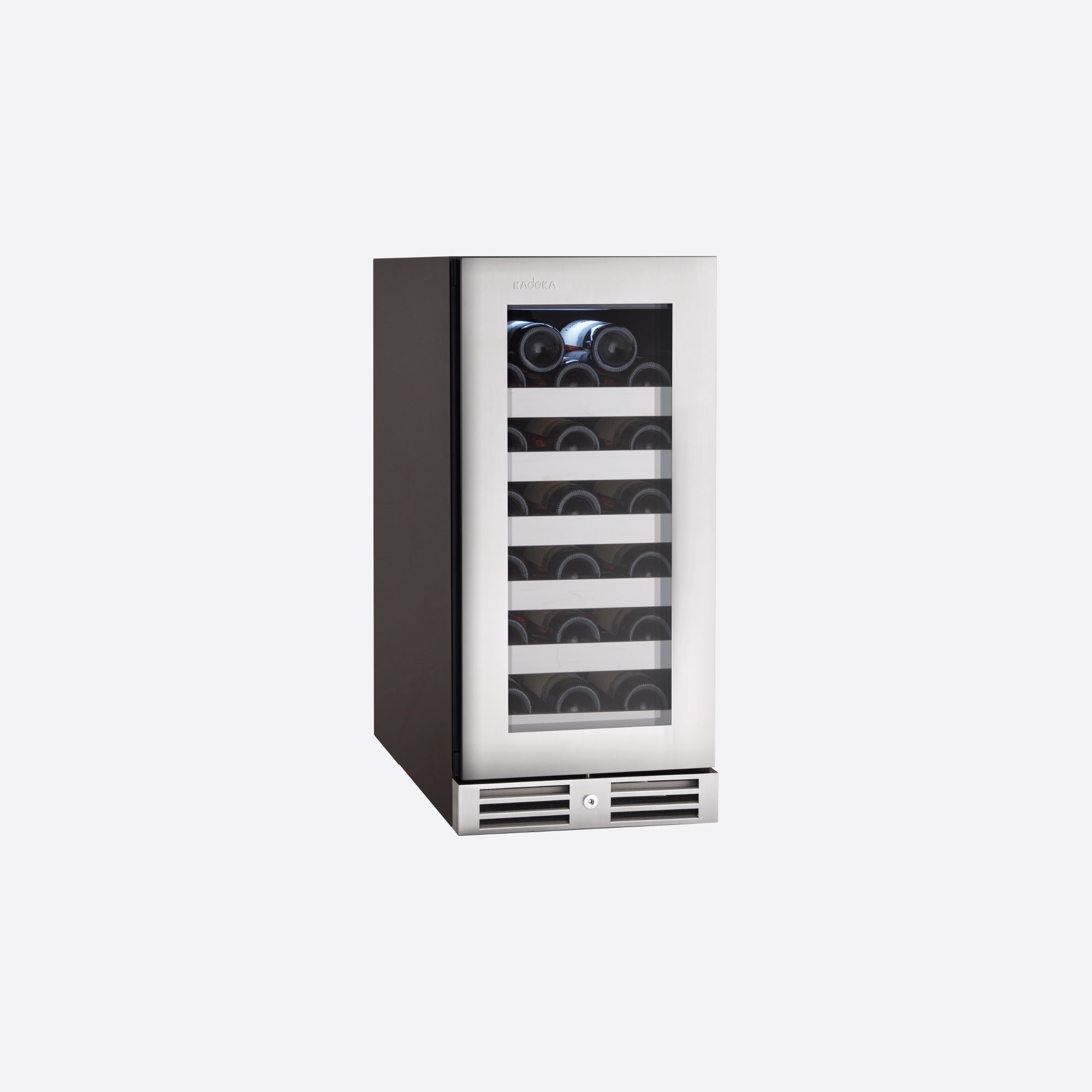 31 Bottles Wine Chiller Steel Series KN39WR