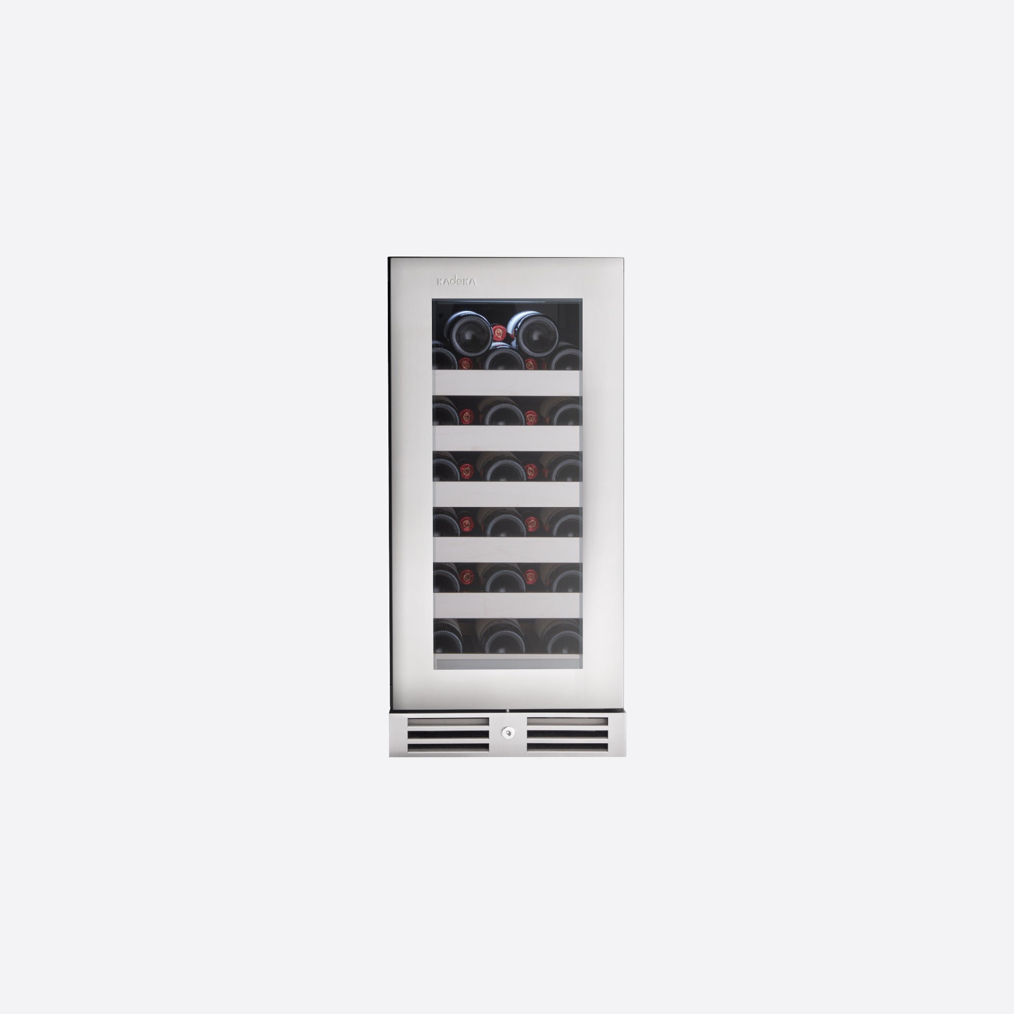 31 Bottles Wine Chiller Steel Series KN39WR