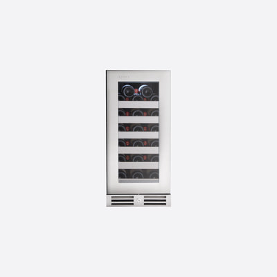 31 Bottles Wine Chiller Steel Series KN39WR