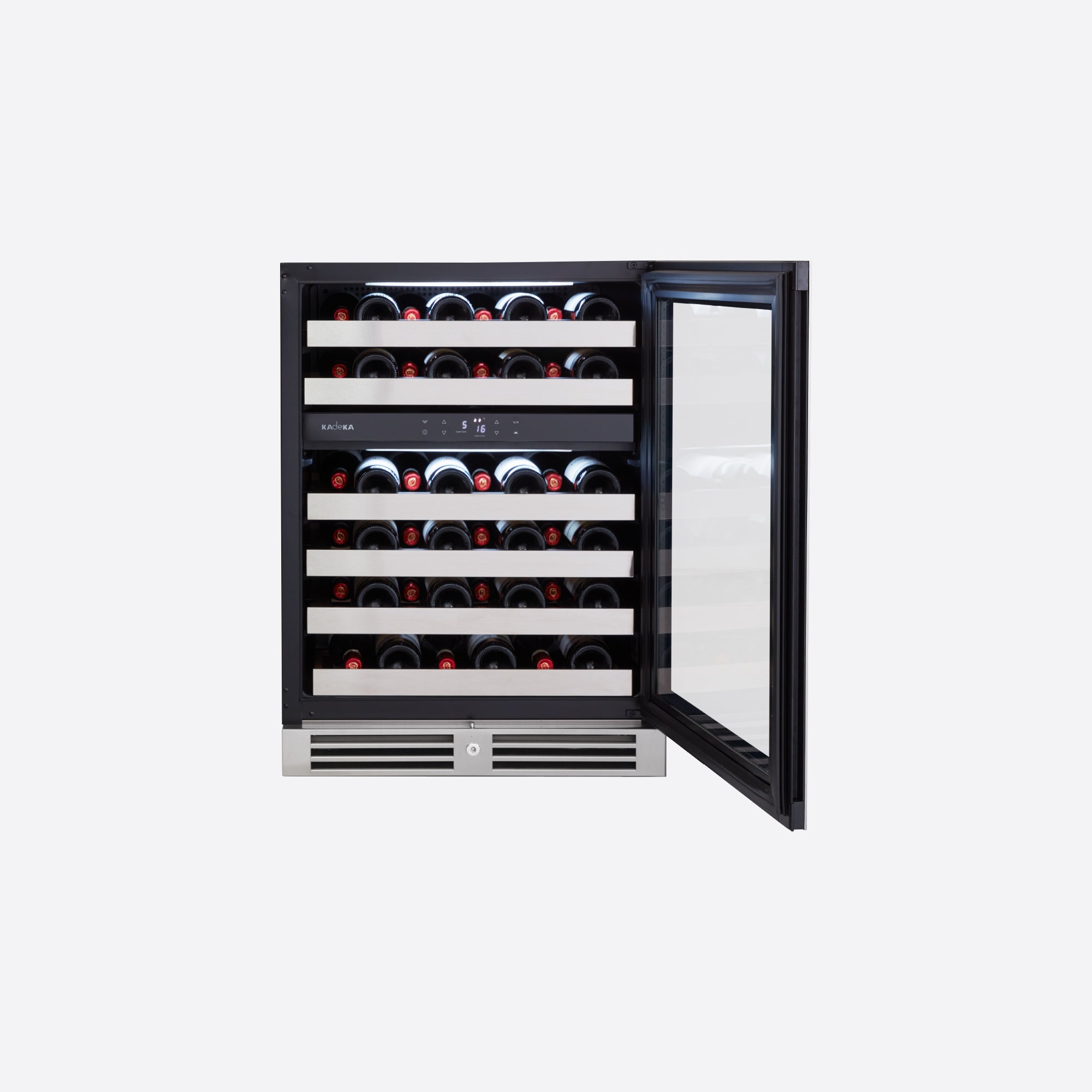 46 Bottles Wine Chiller Steel Series KN45WR