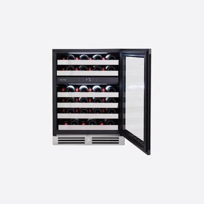46 Bottles Wine Chiller Steel Series KN45WR