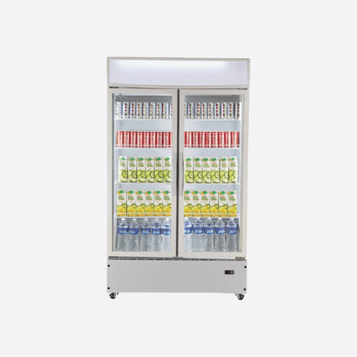 Beverage Showcase Two Glass Door 1100 litres KSC-1100I