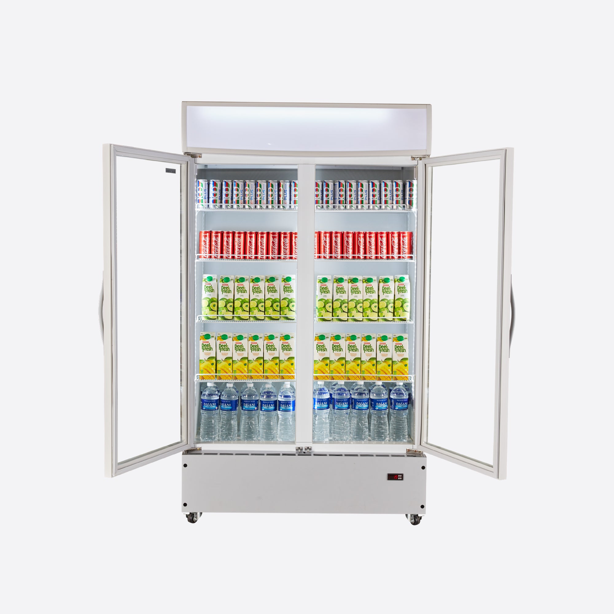 Beverage Showcase Two Glass Door 1100 litres KSC-1100I